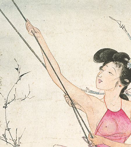 翁源-胡也佛的仕女画和最知名的金瓶梅秘戏图